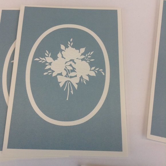 Vintage Coutts Hallmark Victorian Wedgeport Petite Notes Blank Cards - Picture 5 of 16